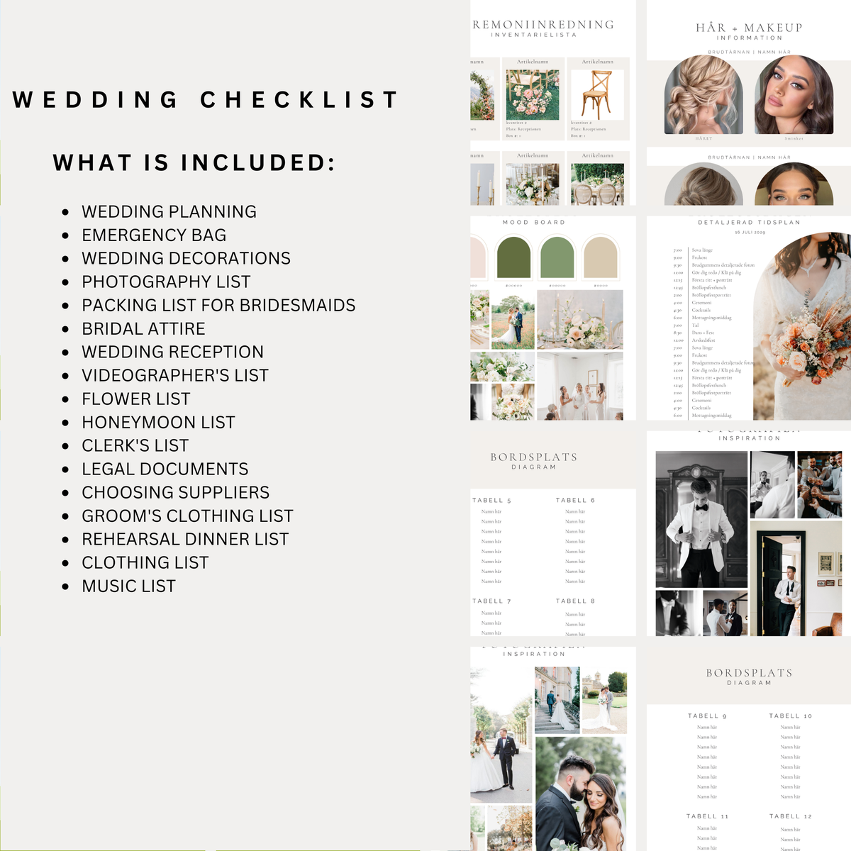 Wedding planner